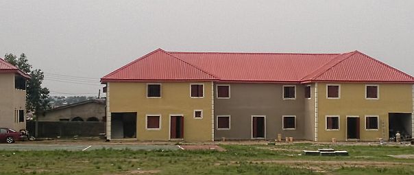 One of the primary school hostels under construction